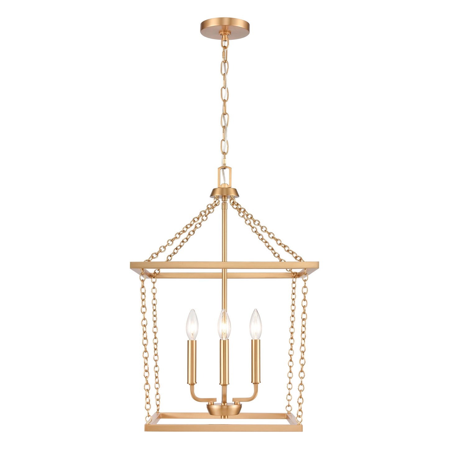 Emmett 17'' Wide 4-Light Pendant - Brushed Gold