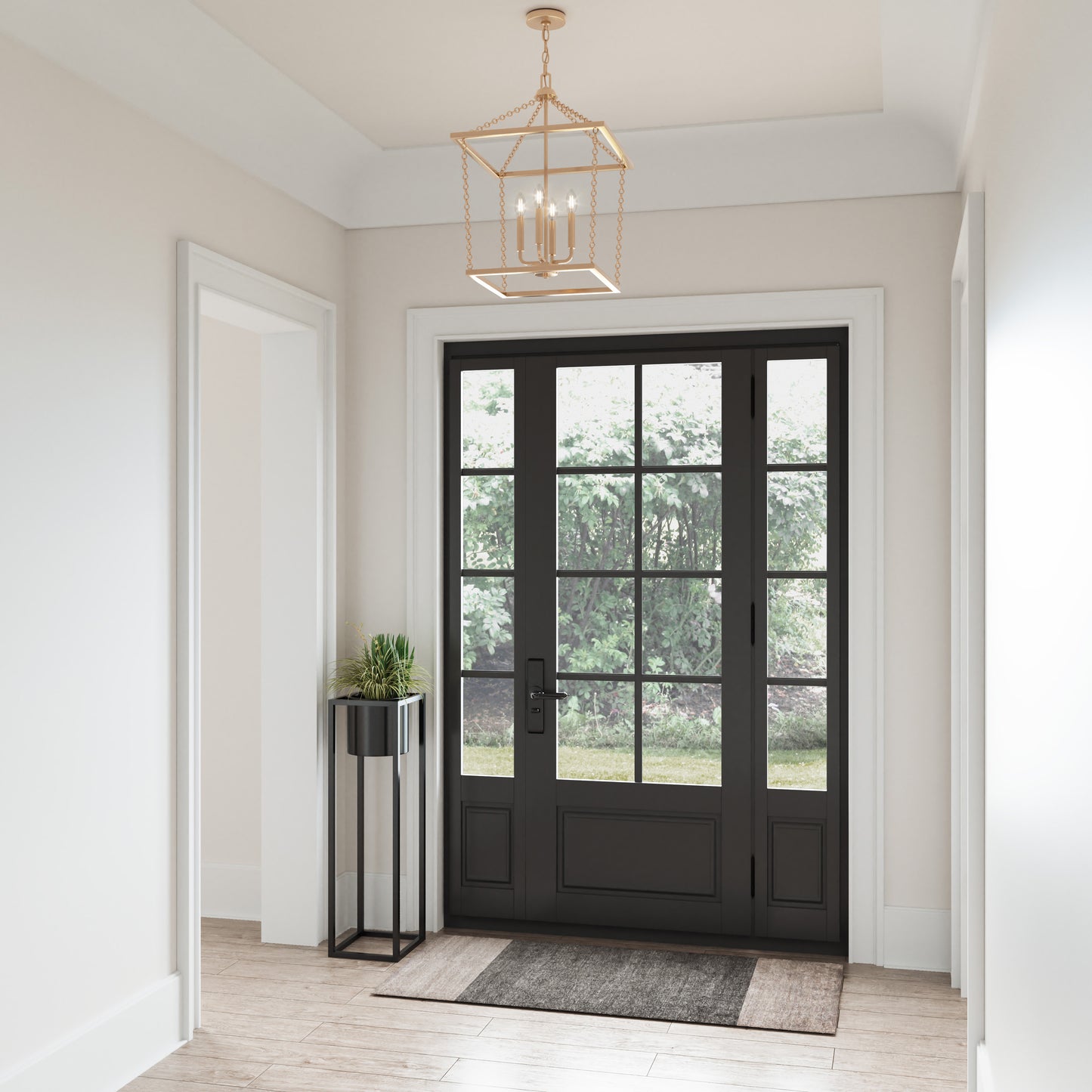 Emmett 17'' Wide 4-Light Pendant - Brushed Gold