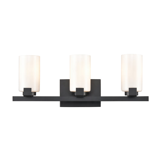 Dressler 22'' Wide 3-Light Vanity Light - Matte Black