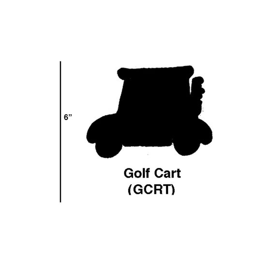 Golf Cart Cookie Cutter - Set of 6