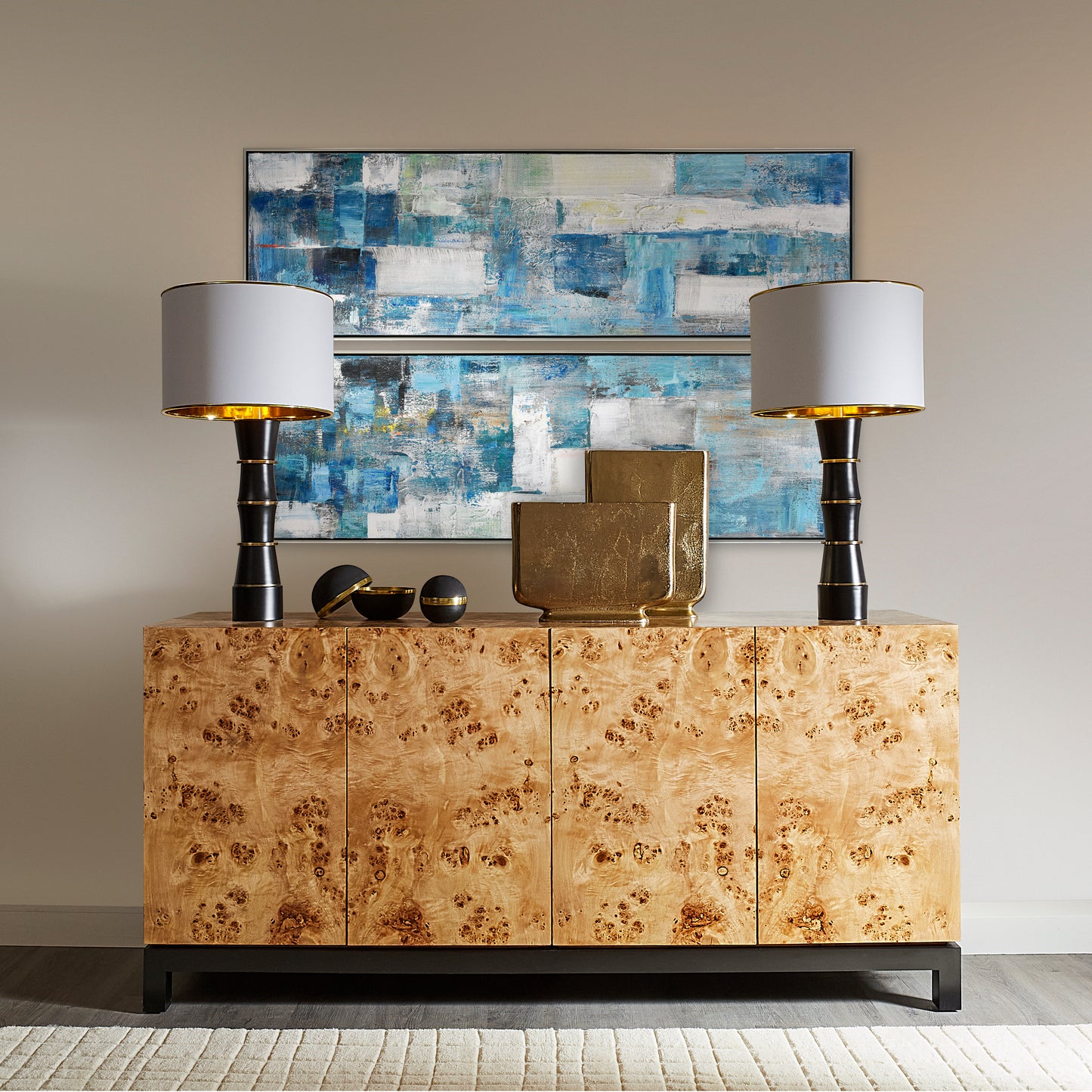 Blue Apparent Wall Art - Set of 2