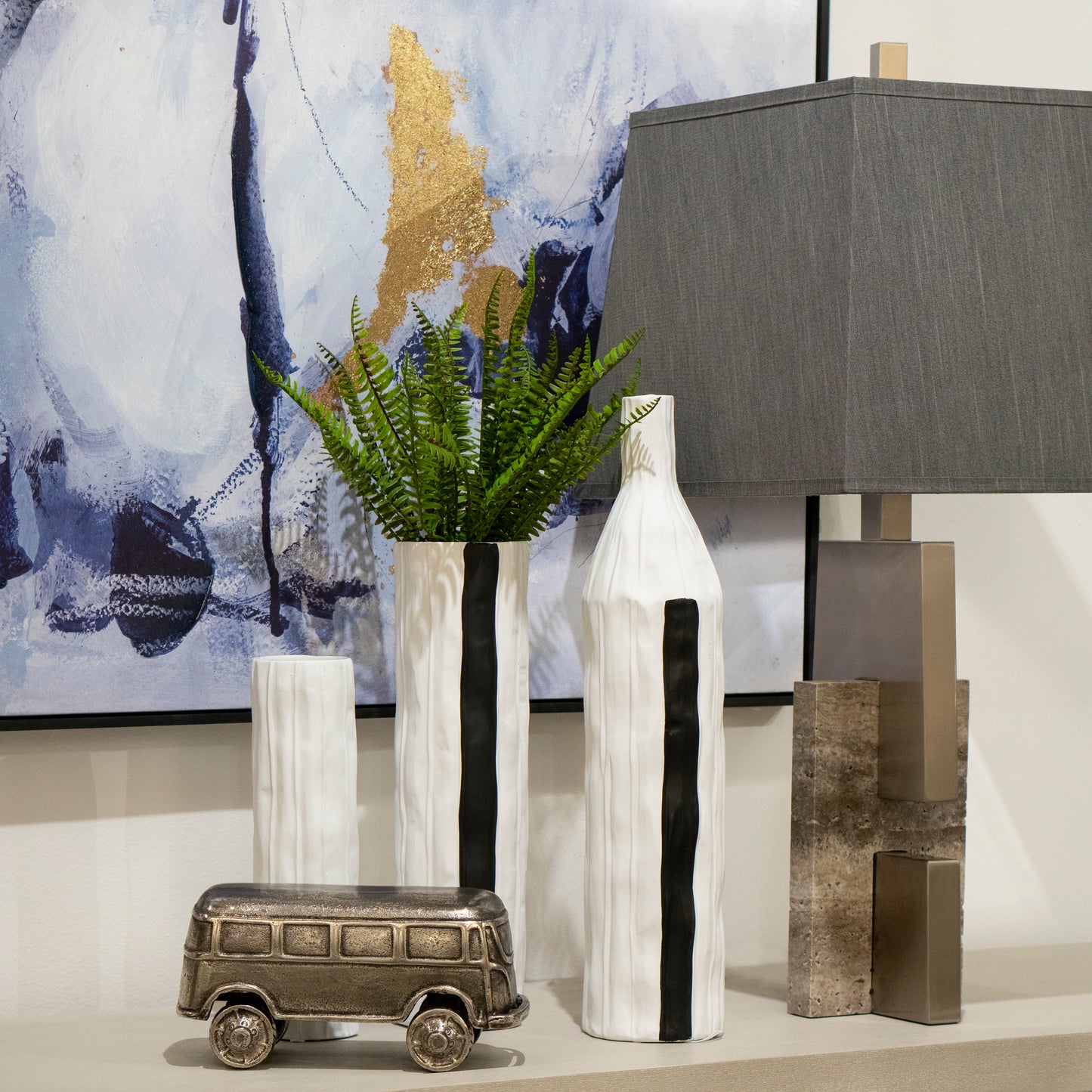 Clark Vase - White