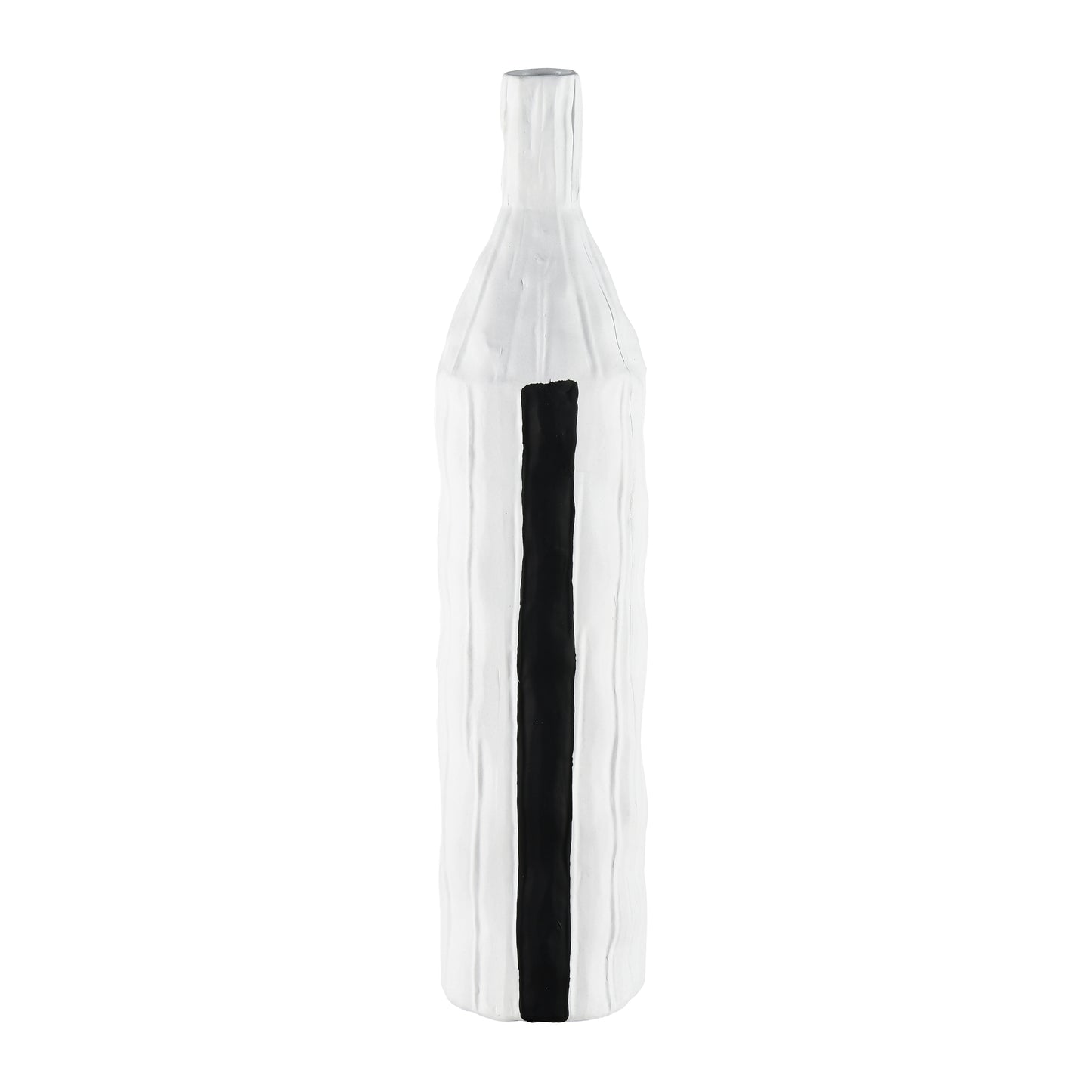 Carter Vase - Striped Black