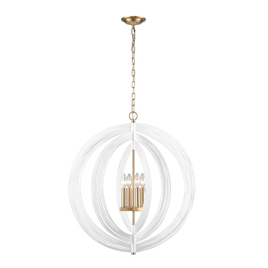Orme 27'' Wide 4-Light Chandelier - White