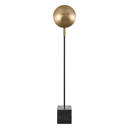 Addy 58'' High 1-Light Floor Lamp - Aged Brass