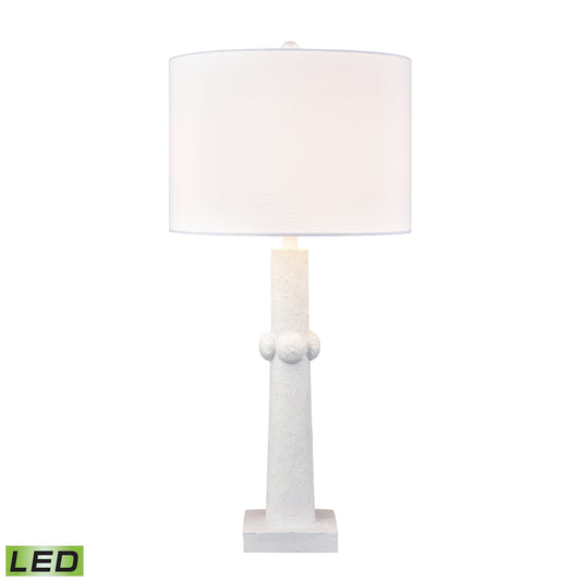 Calvin 32.5'' High 1-Light Table Lamp - Plaster White - Includes LED Bulb