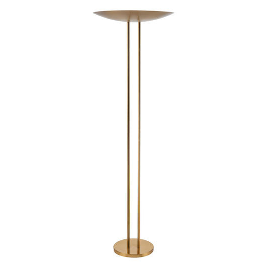 Marston 72'' High 2-Light Floor Lamp - Aged Brass