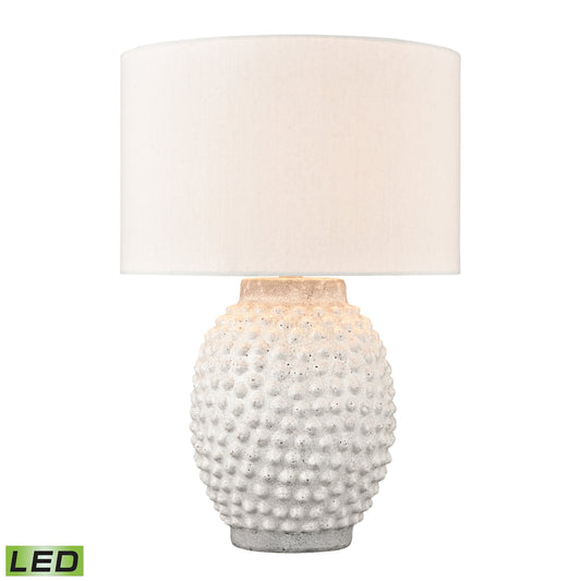 Keem Bay 24'' High 1-Light Table Lamp - White - Includes LED Bulb