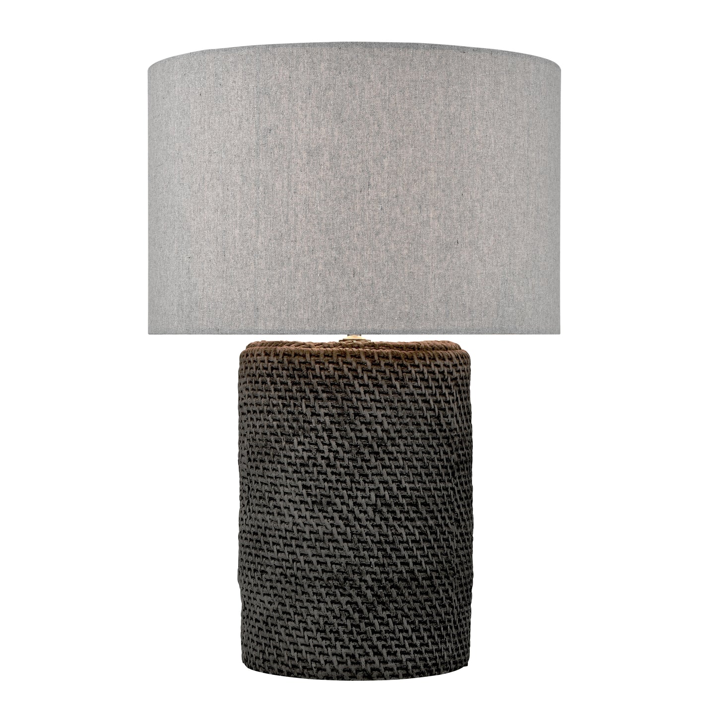 Wefen 24'' High 1-Light Table Lamp - Gray - Includes LED Bulb