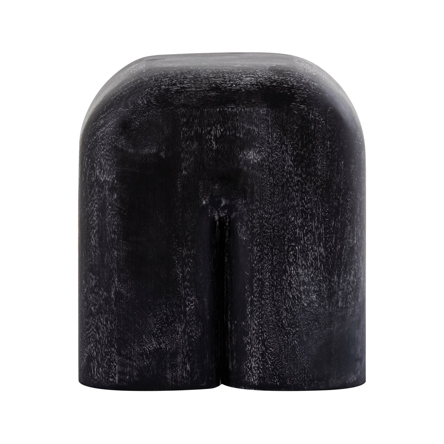 Morris Cerused Accent Table - Short Black