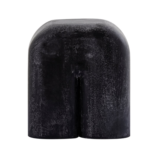 Morris Cerused Accent Table - Short Black