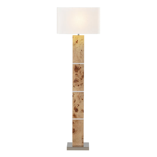 Cahill 63'' High 1-Light Floor Lamp - Natural Burl