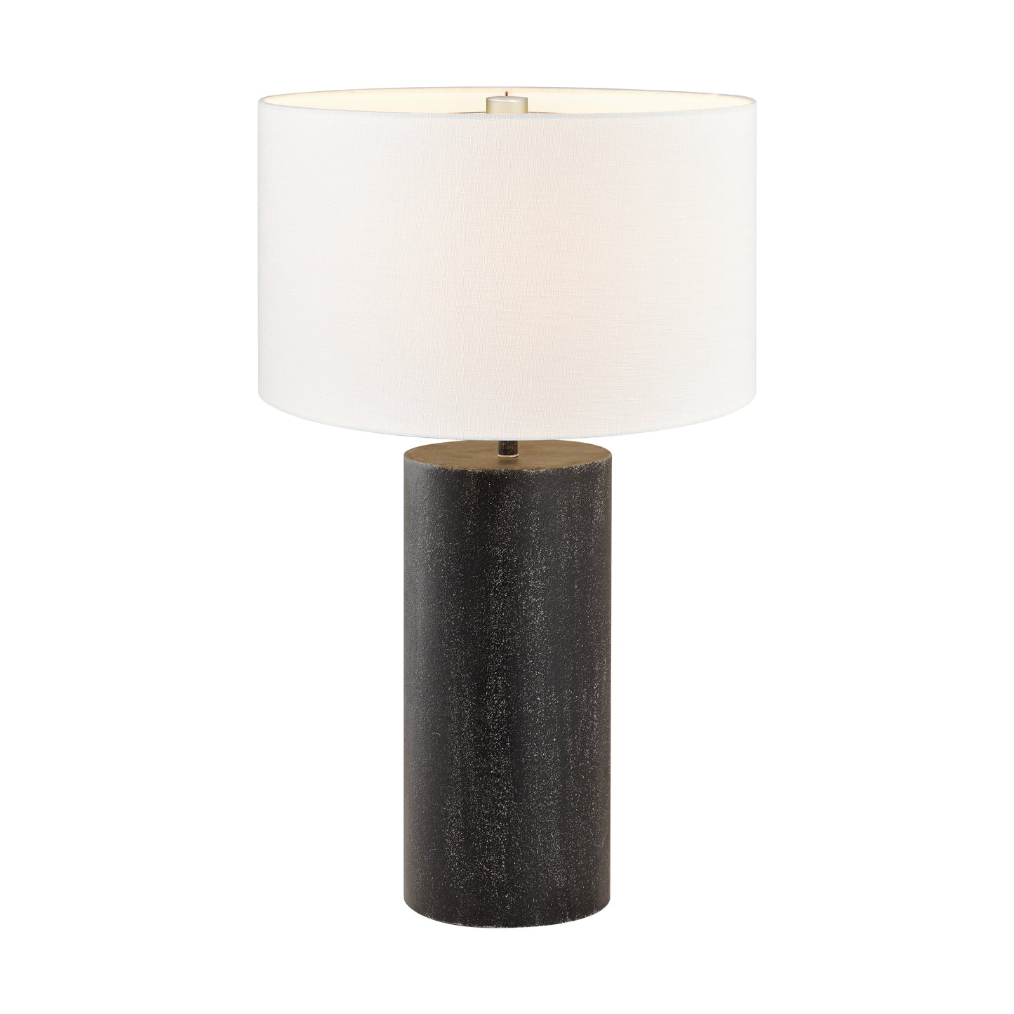 Daher 26'' High 1-Light Table Lamp - Black - Includes LED Bulb