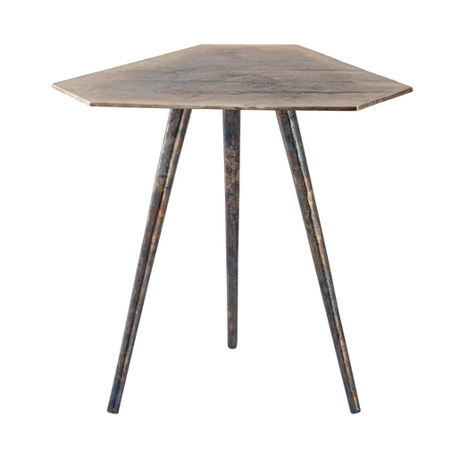 Carleton Accent Table - Oxidized Nickle