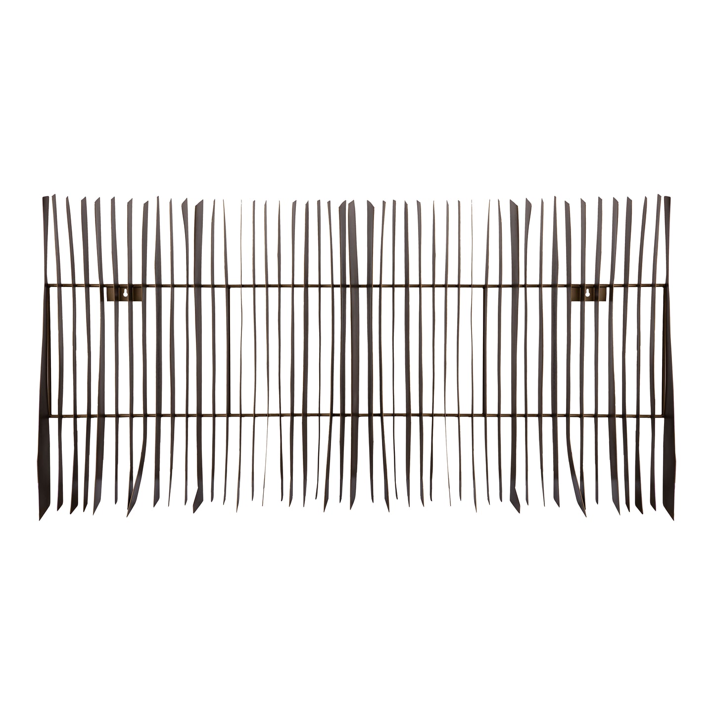 Ridge Dimensional Wall Art - Brass