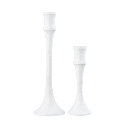 Miro Candleholder - Set of 2 Plaster White