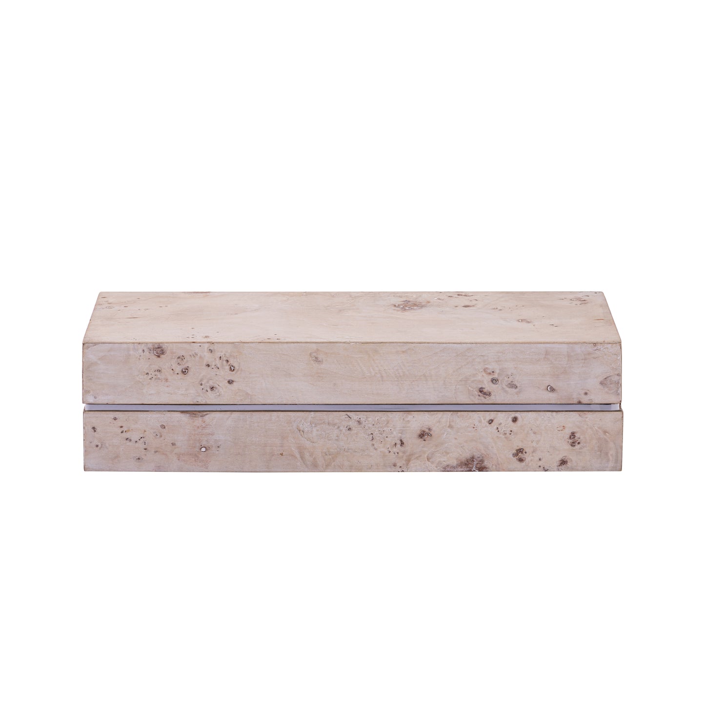 Salem Box - Long White Burl Wood