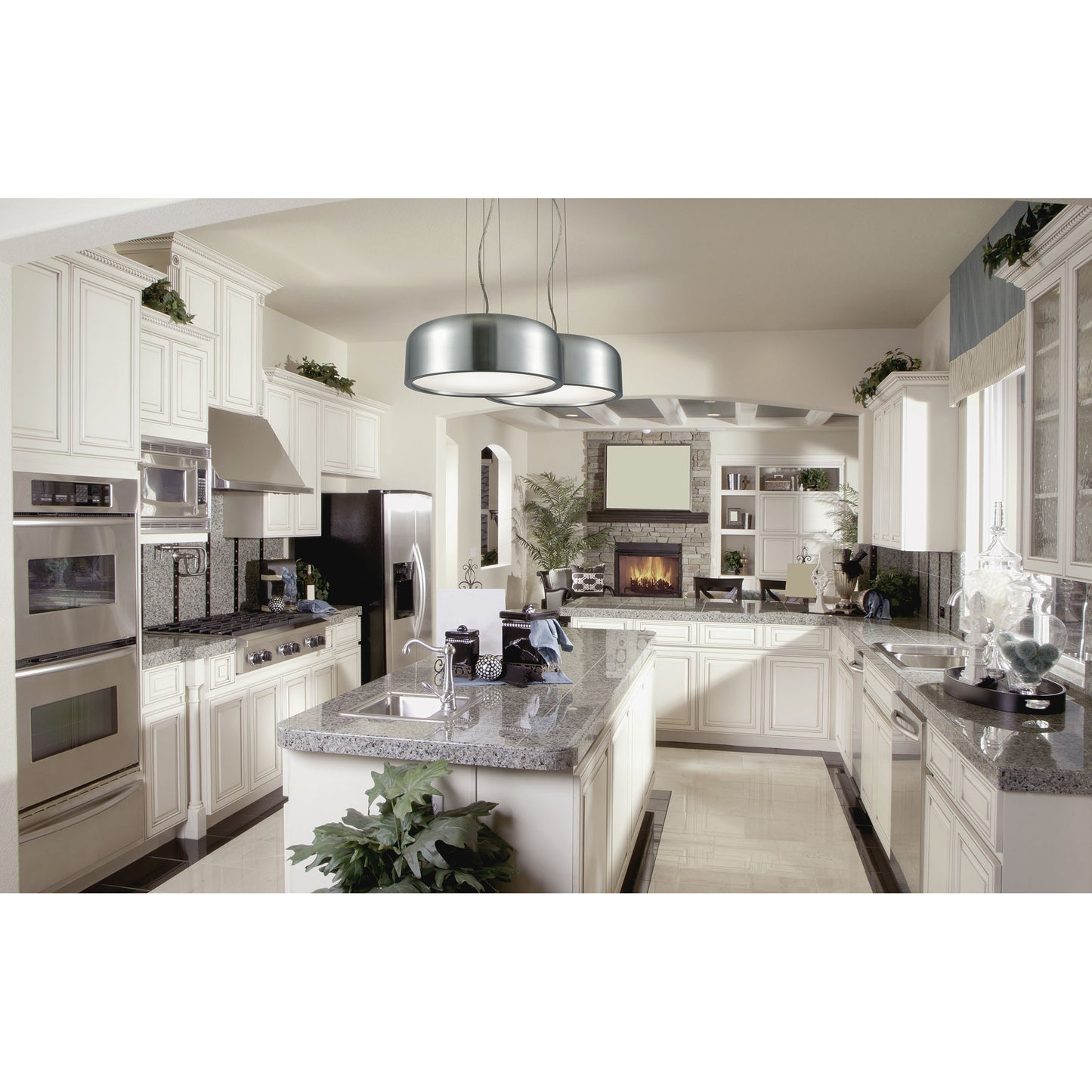Kore 14'' Wide 1-Light Pendant - Aluminum