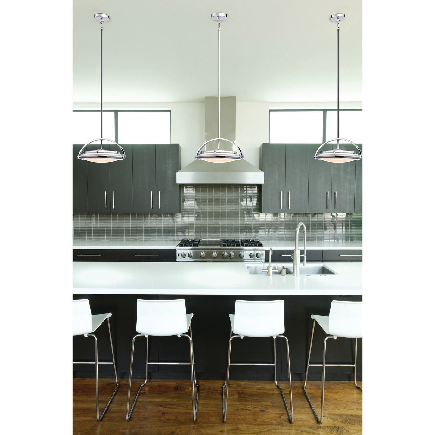 Quincy 13.5'' Wide 1-Light Pendant - Chrome