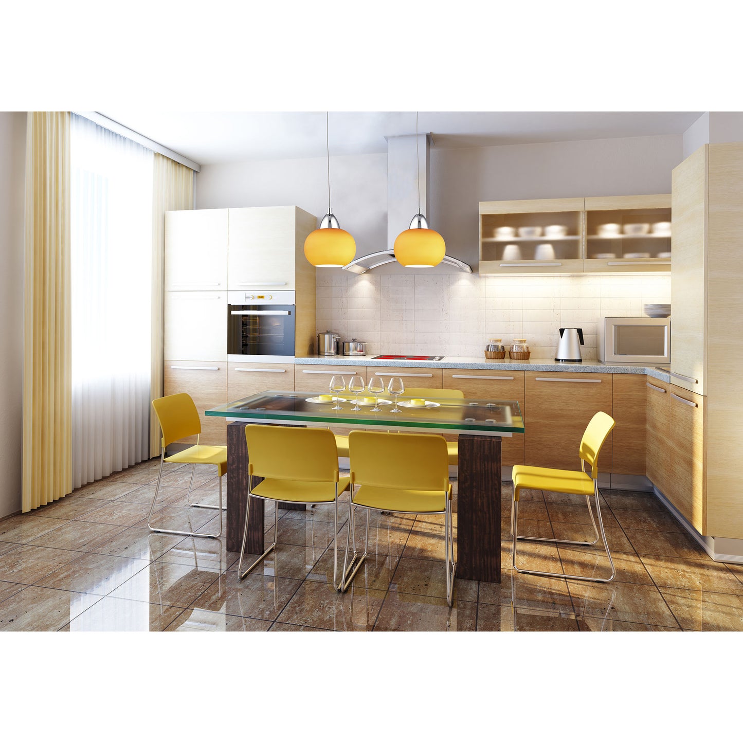 Ciotola 10'' Wide 3-Light Mini Pendant - Chrome