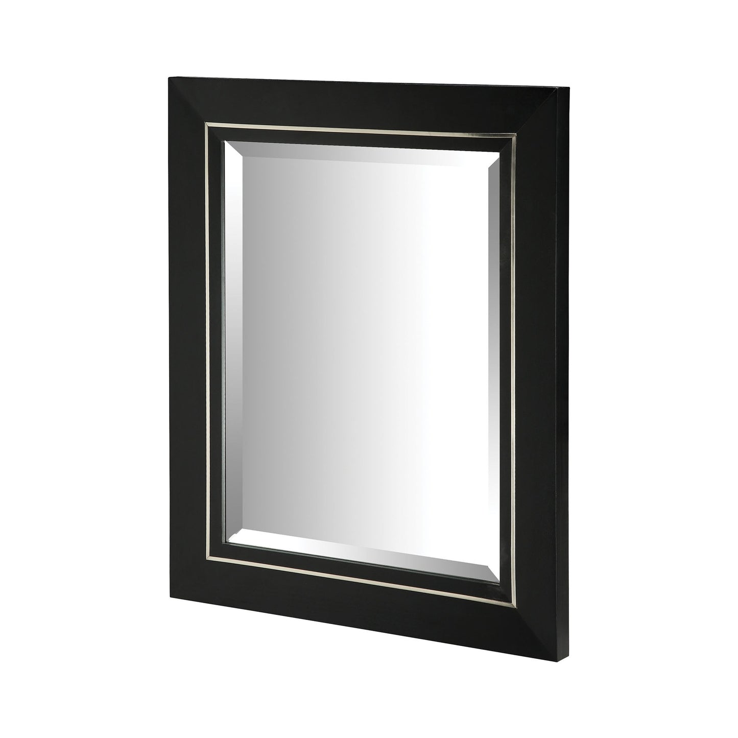 Manhattan Wall Mirror - Small Black