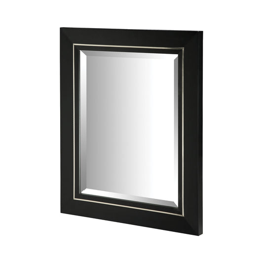 Manhattan Wall Mirror - Small Black