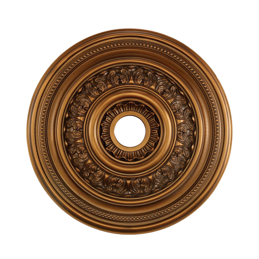 English Study 24'' Wide Medallion - Antique Bronze