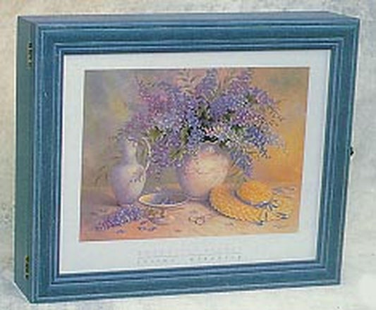 Decorative Floral Hardwood Italian Key Box