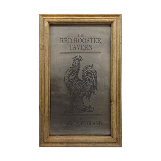 Rooster Etched Magnet Board