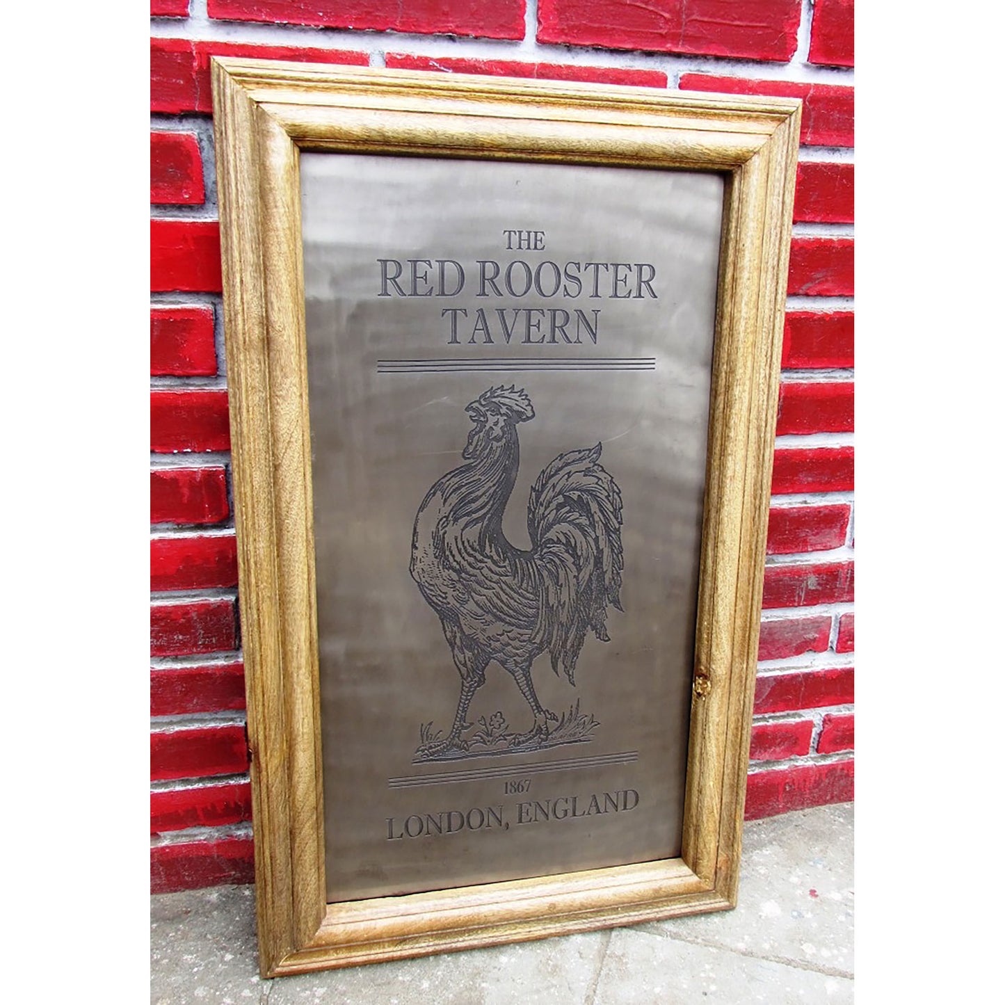 Rooster Etched Magnet Board