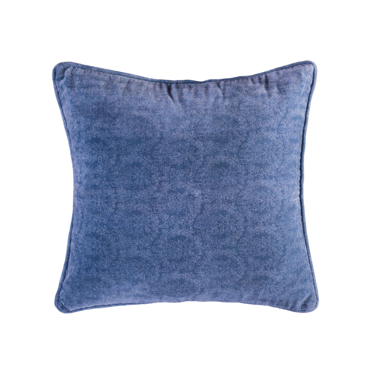 Bombay Damask 20x20 Reversible Pillow - Blue