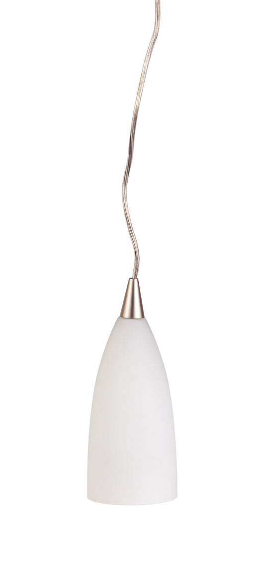 4'' Wide 1-Light Mini Pendant - Satin Nickel