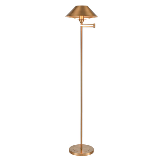 Arcadia 63'' High 1-Light Floor Lamp - Aged Brass