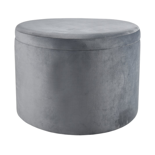 Linder Storage Ottoman - Charcoal