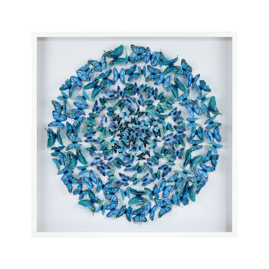 Blue Butterfly Dimensional Wall Art - Blue