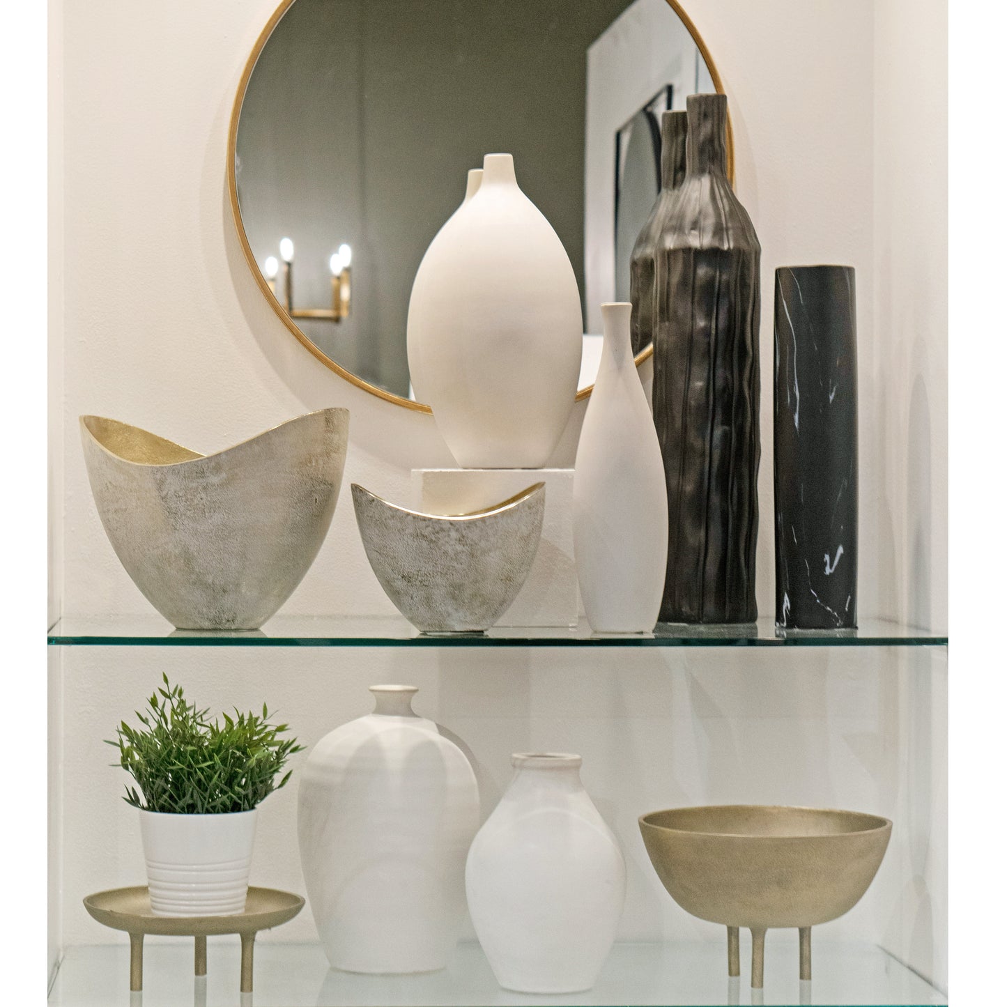 Faye Vase - Small White