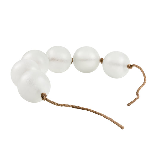 Seaglass Rope Object - White