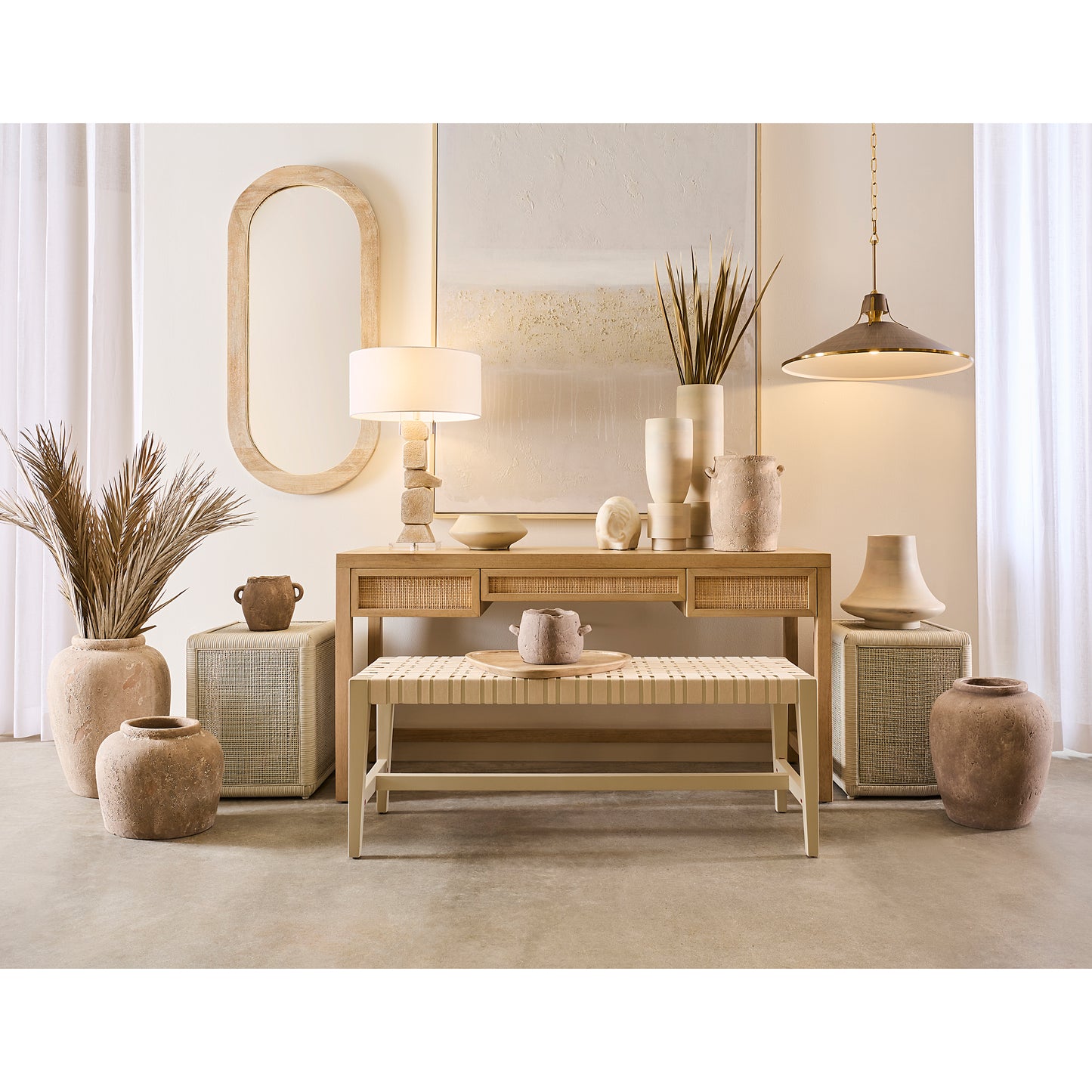 Causeway Bench - Off White