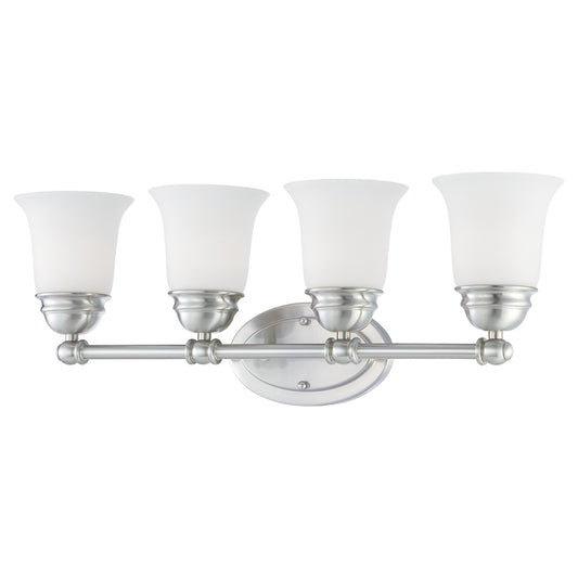 Bella 24.5'' Wide 4-Light Vanity Light - Brushed Nickel