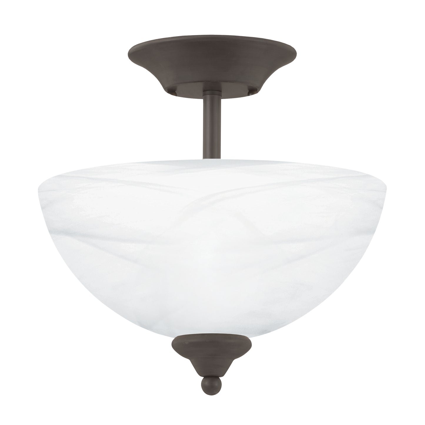 Tahoe 11.75'' Wide 2-Light Semi Flush Mount - Oil Rubbed Bronze