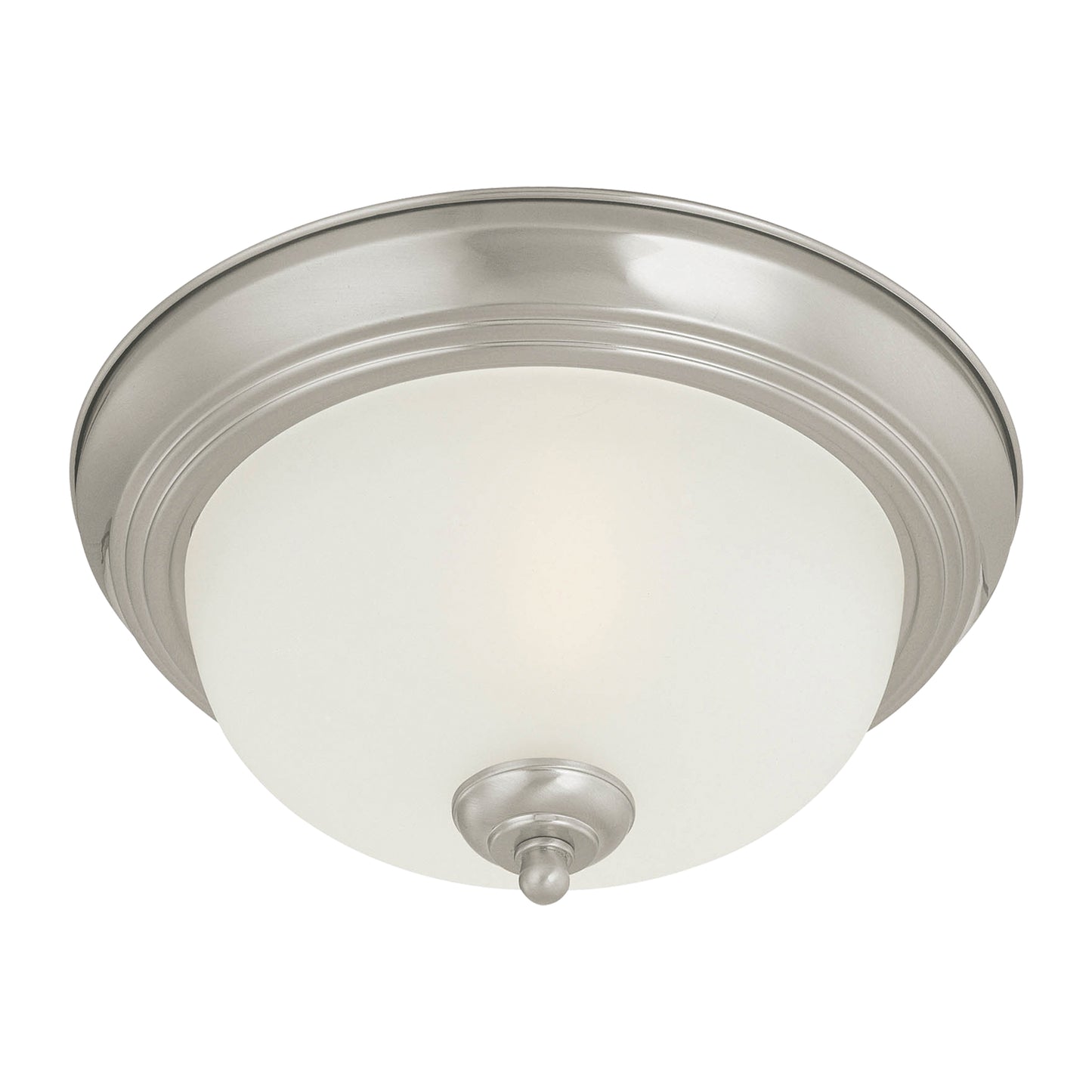 Ceiling Essentials 16'' Wide 3-Light Flush Mount - Brushed Nickel