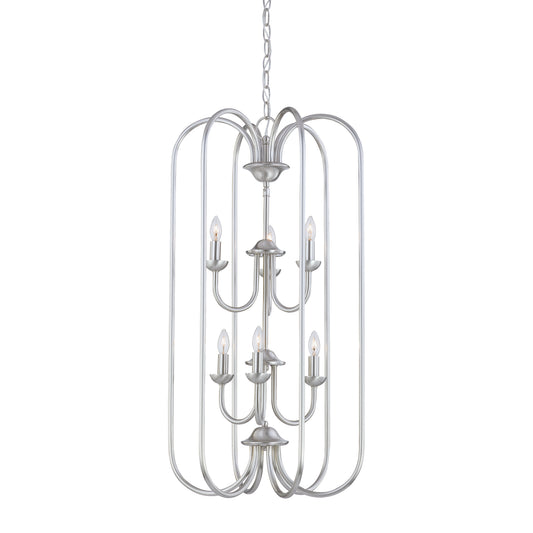 Bella 16.25'' Wide 6-Light Chandelier - Brushed Nickel