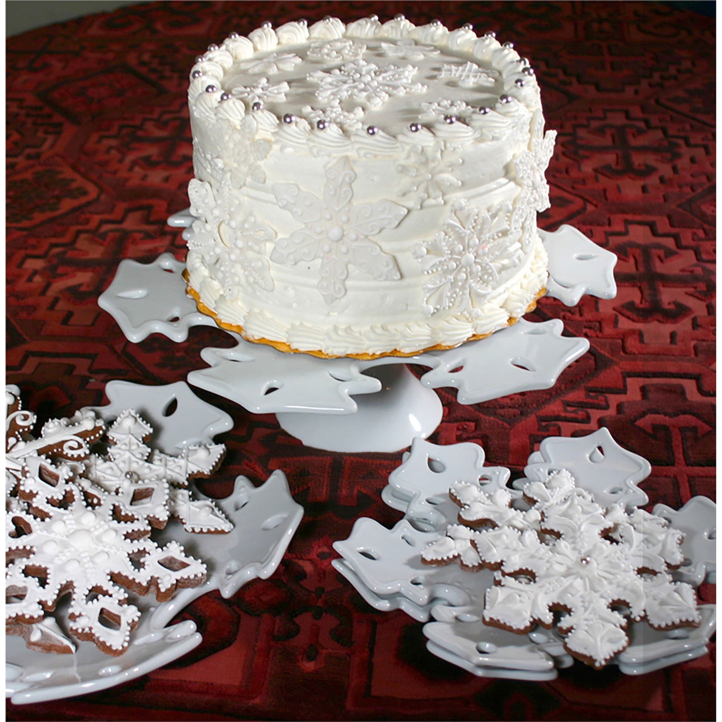 Snowflake Platter (13.5 inch) (Set of 2)