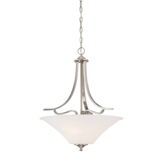 Treme 20'' Wide 3-Light Pendant - Brushed Nickel