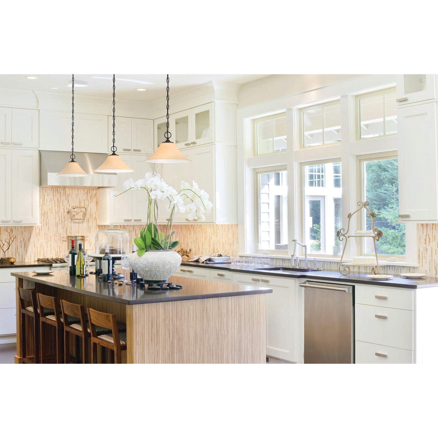 Treme 13'' Wide 1-Light Pendant - Espresso
