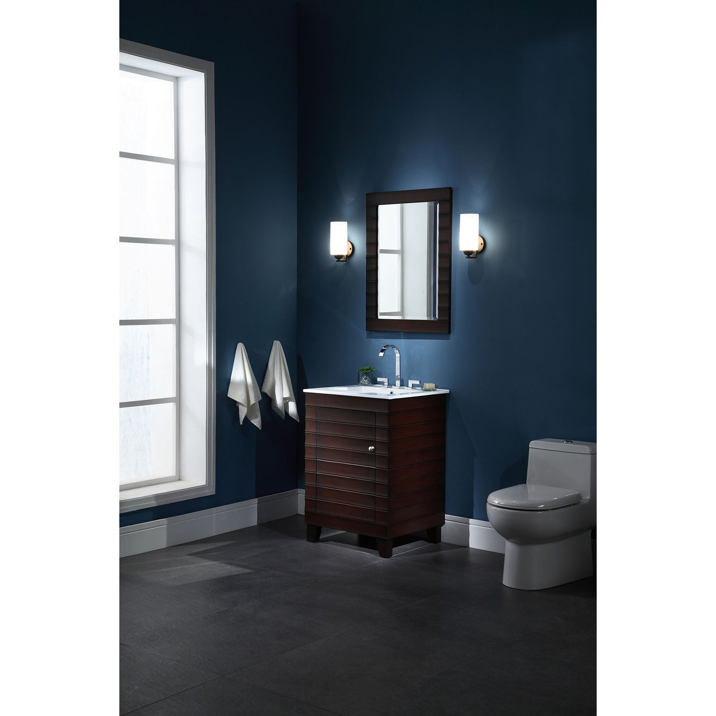 Wave 24-inch Vanity - Dark Espresso